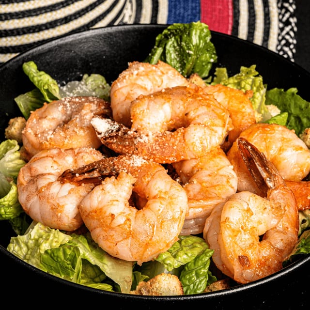 Ensalada Con Camarones.