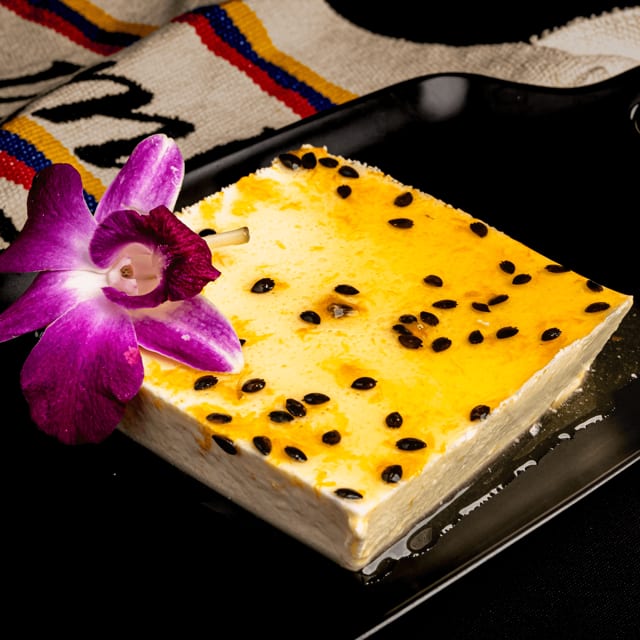 Flan De Maracuyá (Passion Fruit).